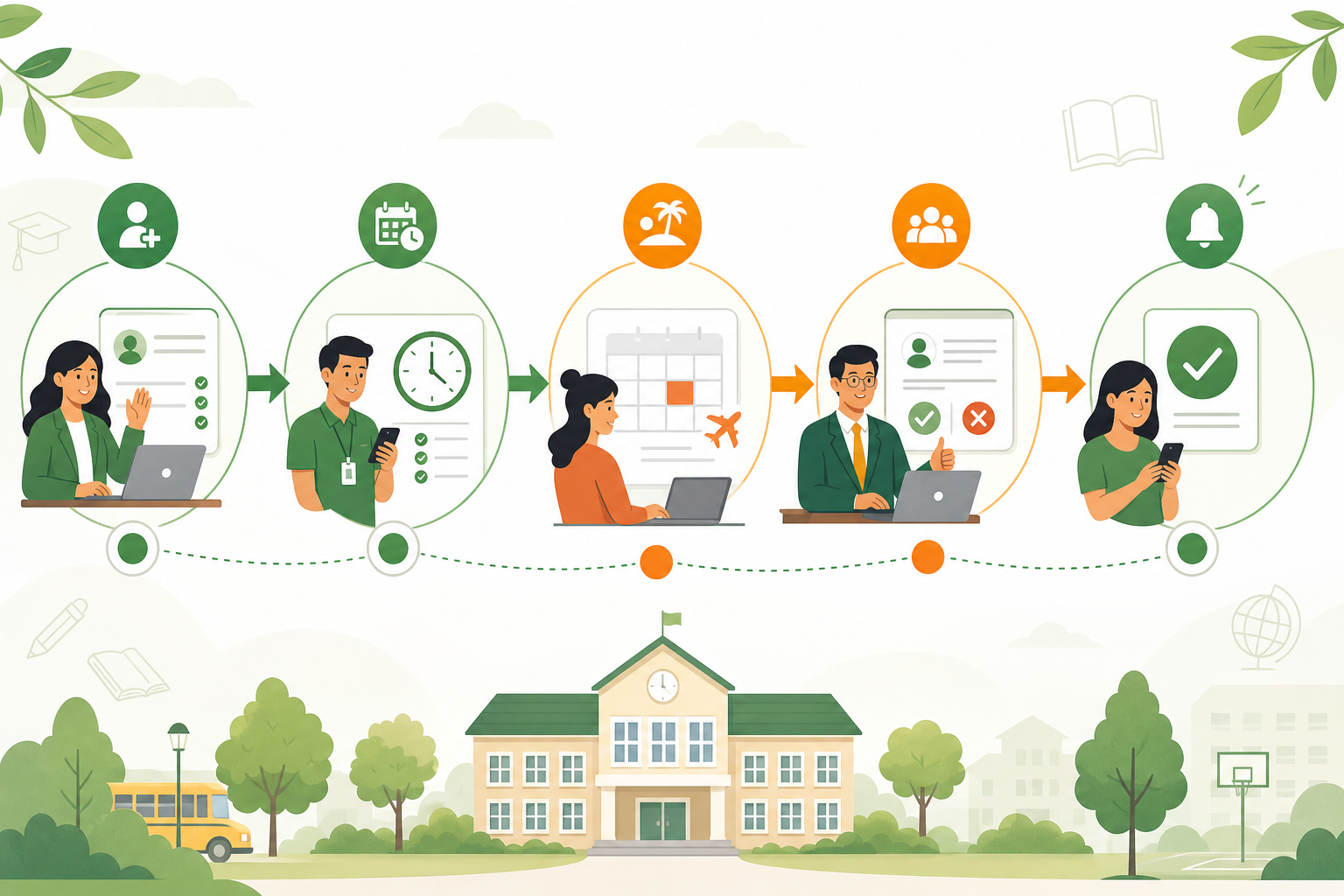 Educational Institutions workflow diagram